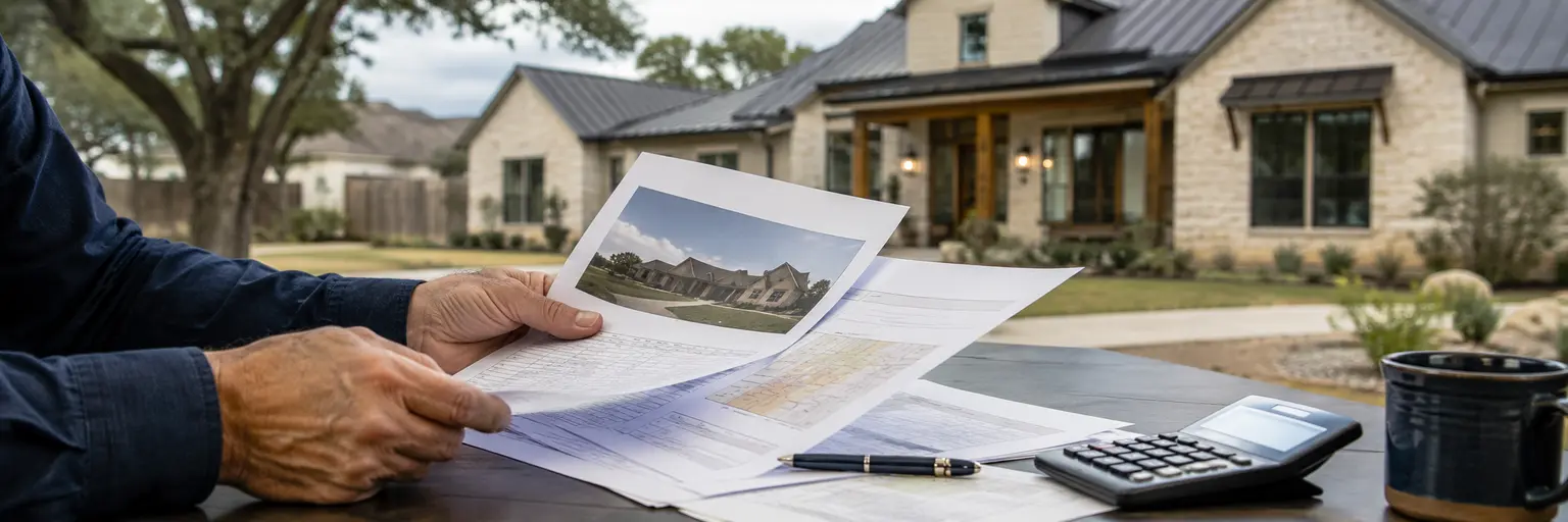 Property owner reviewing residential property records and appraisal information